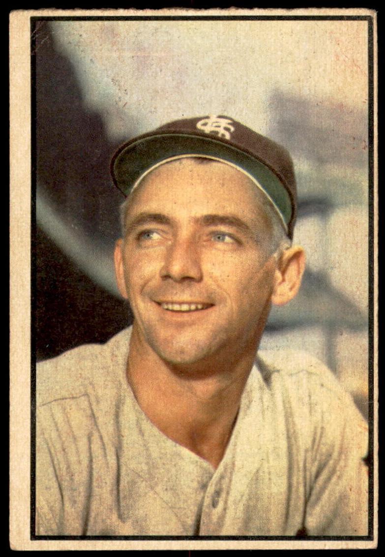 1953 Bowman Color Baseball Marlin Stuart #120 PSA 6.5