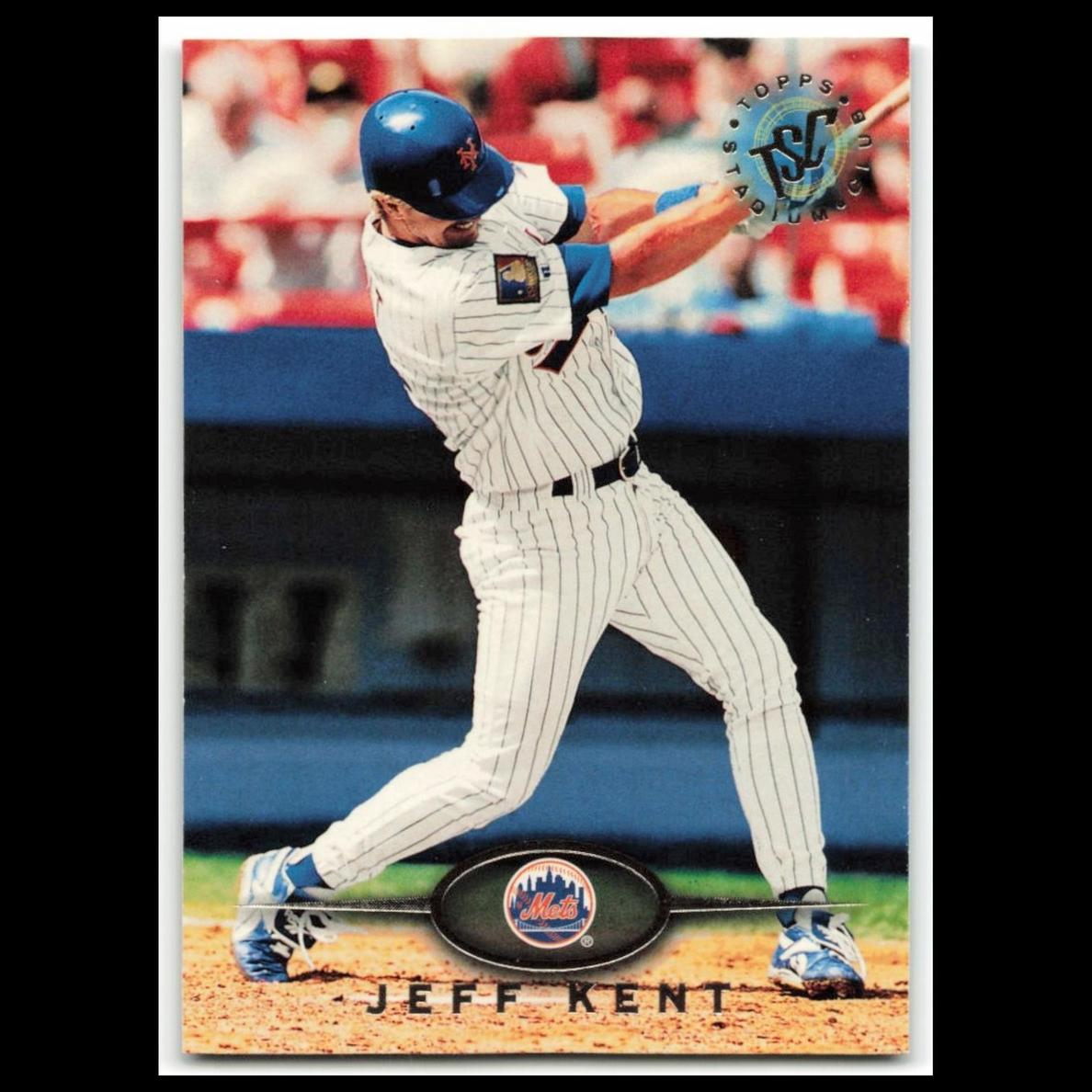 1995 Topps Stadium Club Baseball Jeff Kent #61 SGC 9