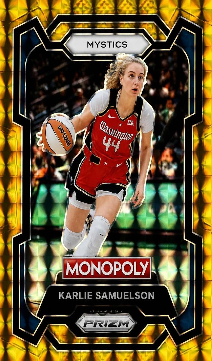 2024 Panini Prizm Monopoly WNBA Basketball Gold Karlie Samuelson #33