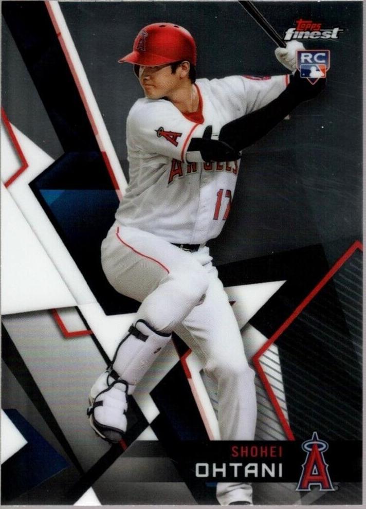2018 Topps Finest Baseball Shohei Ohtani #100 RAW Ungraded