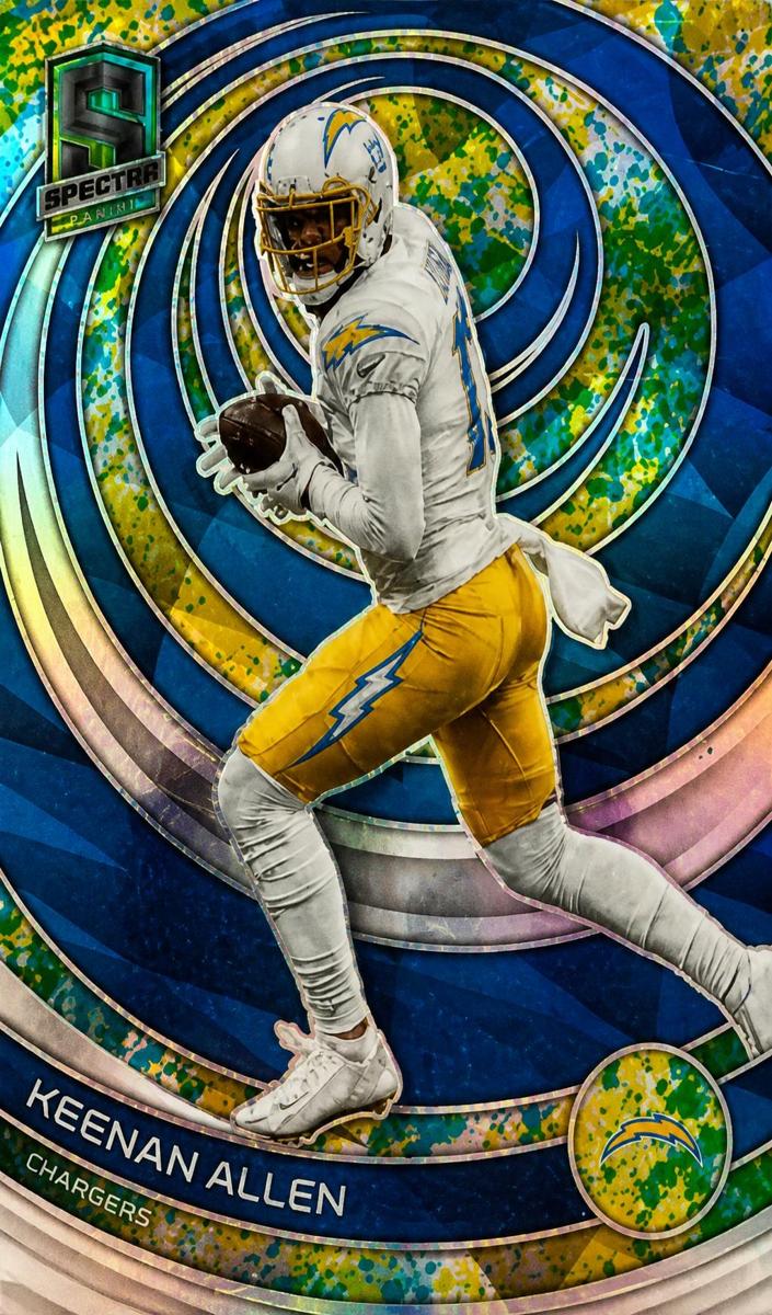 2023 Panini Spectra Football Neon Splatter Keenan Allen #51