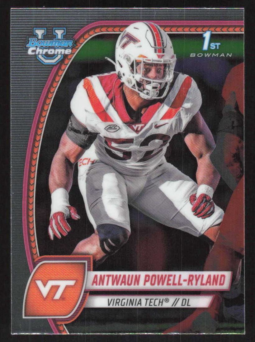 2024 Bowman Chrome University Football Antwaun Powell-Ryland #15