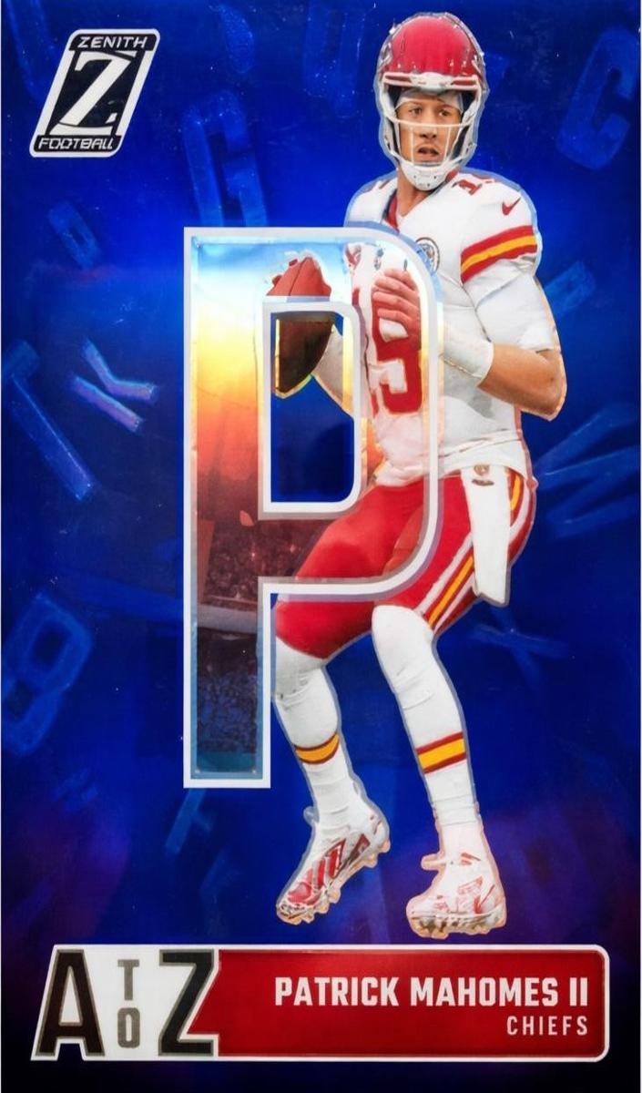 2024 Panini Zenith Football Blue Patrick Mahomes II #16