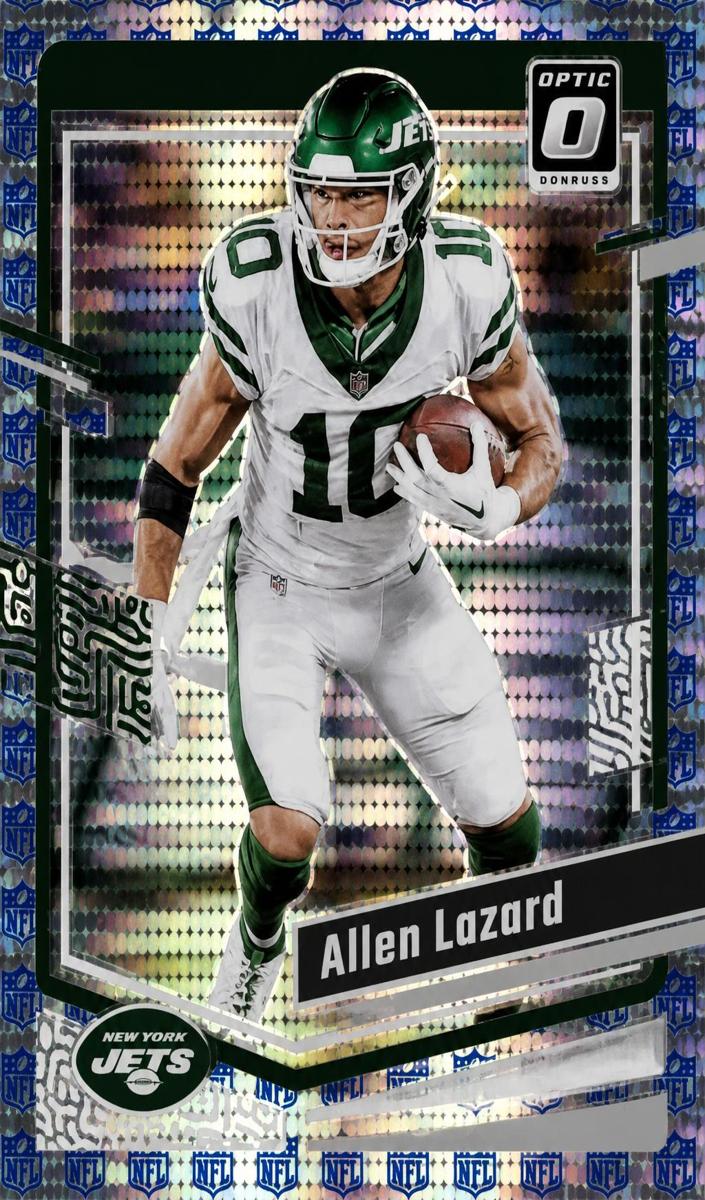 2023 Donruss Optic Football Shield Allen Lazard #150 PSA 6