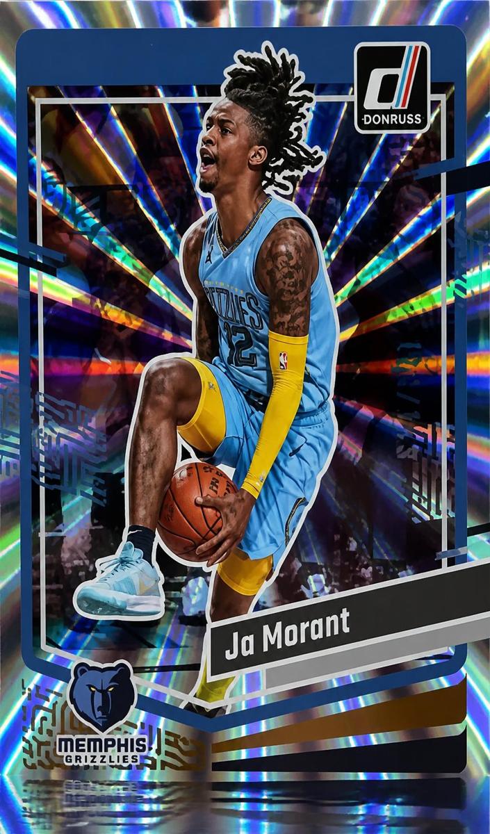 2023 Panini Donruss Basketball Holo Laser Ja Morant #131