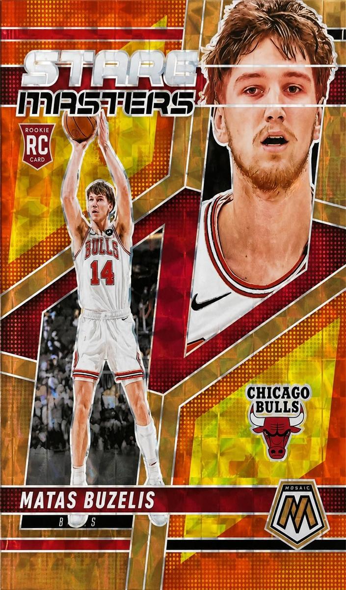 2024 Panini Mosaic Basketball Bronze Matas Buzelis #16 PSA 9