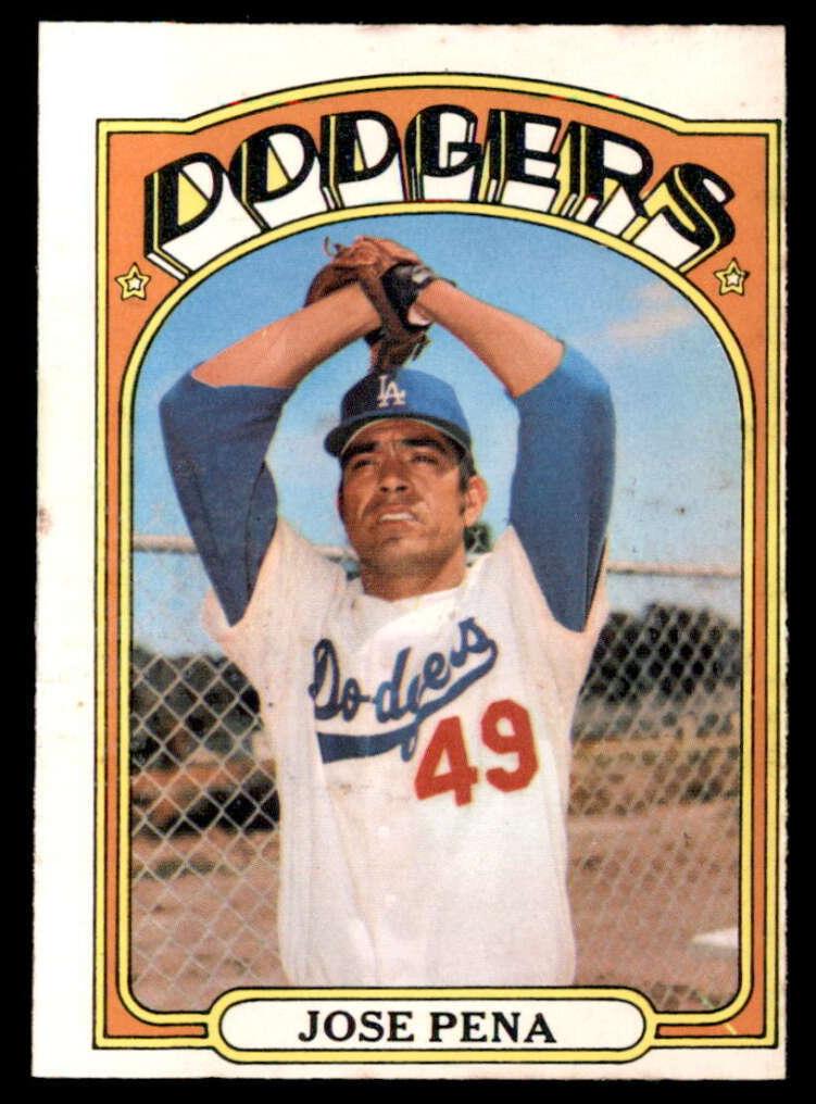 1972 O-Pee-Chee Baseball Jose Pena #322