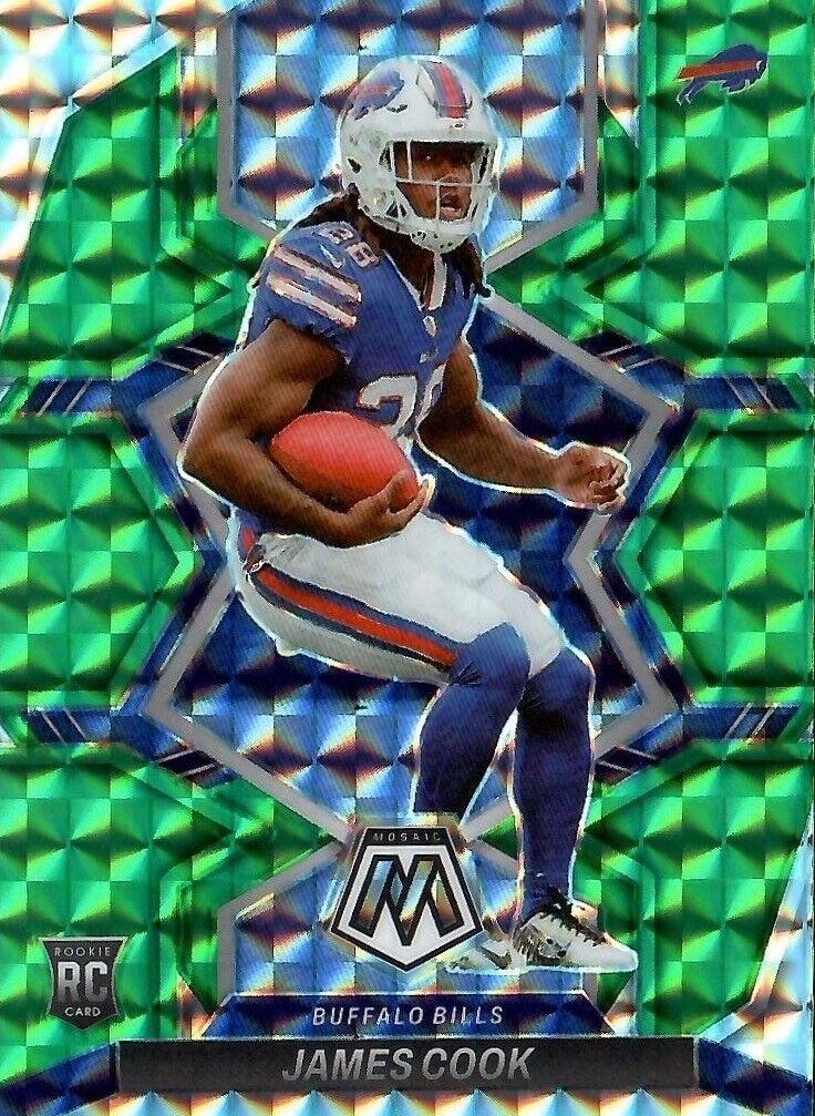 2022 Panini Mosaic Football Green James Cook #309