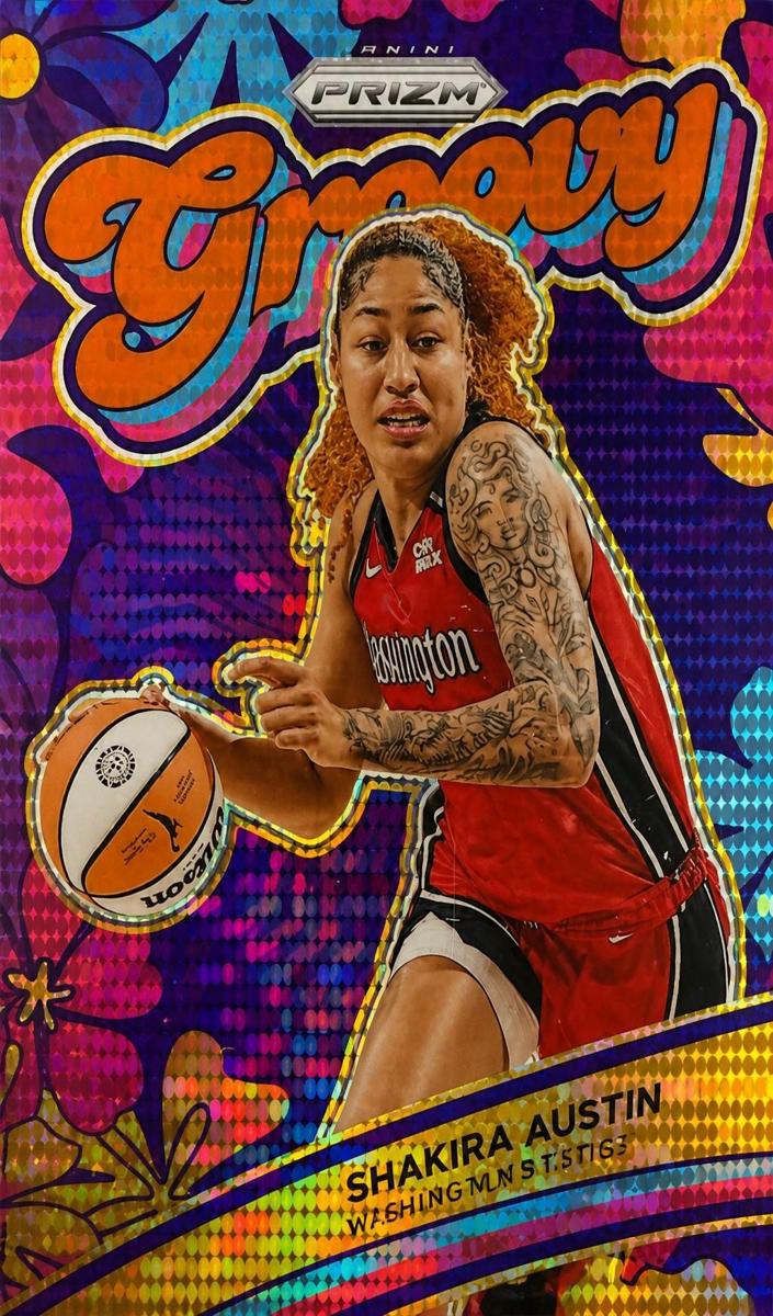 2024 Panini Prizm WNBA Basketball Orange Pulsar Shakira Austin #1