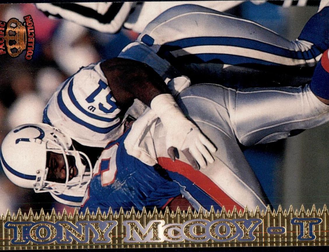 1995 Pacific Football Tony McCoy #246