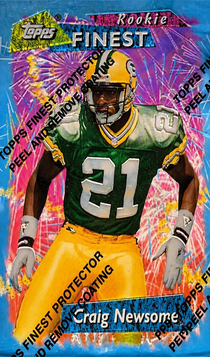 1995 Topps Finest Football Craig Newsome #217