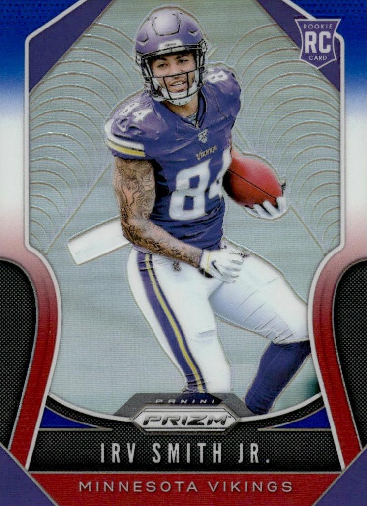 2019 Panini Prizm Football Prizm Red White Blue Irv Smith Jr. #366