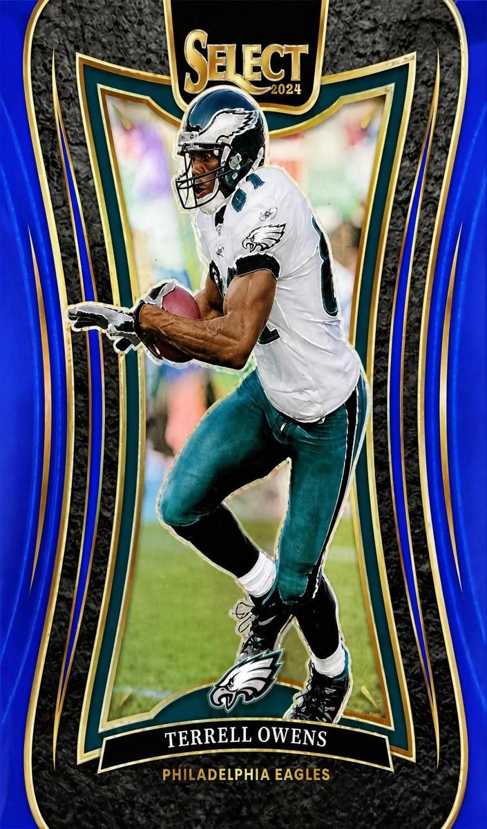 2024 Panini Select Football Blue Terrell Owens #362