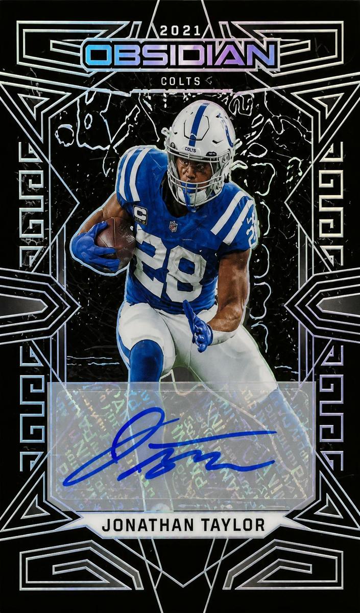 2023 Panini Obsidian Football Jonathan Taylor #41 PSA 10