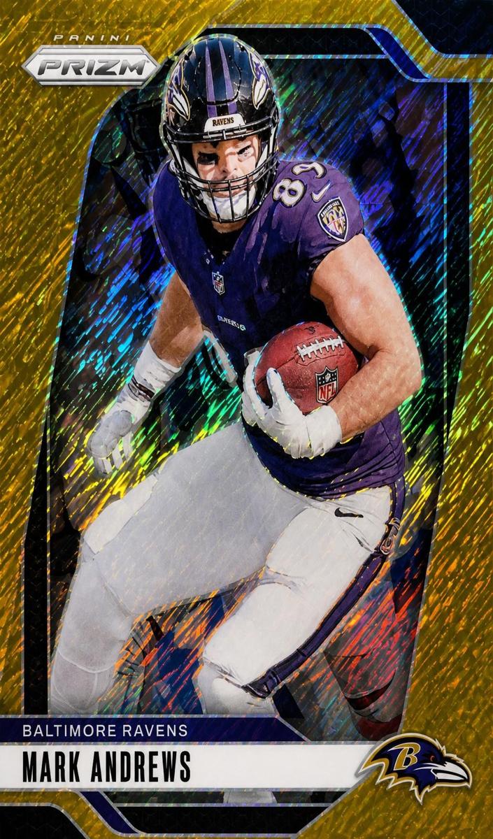 2024 Panini Prizm Football Gold Shimmer Mark Andrews #22