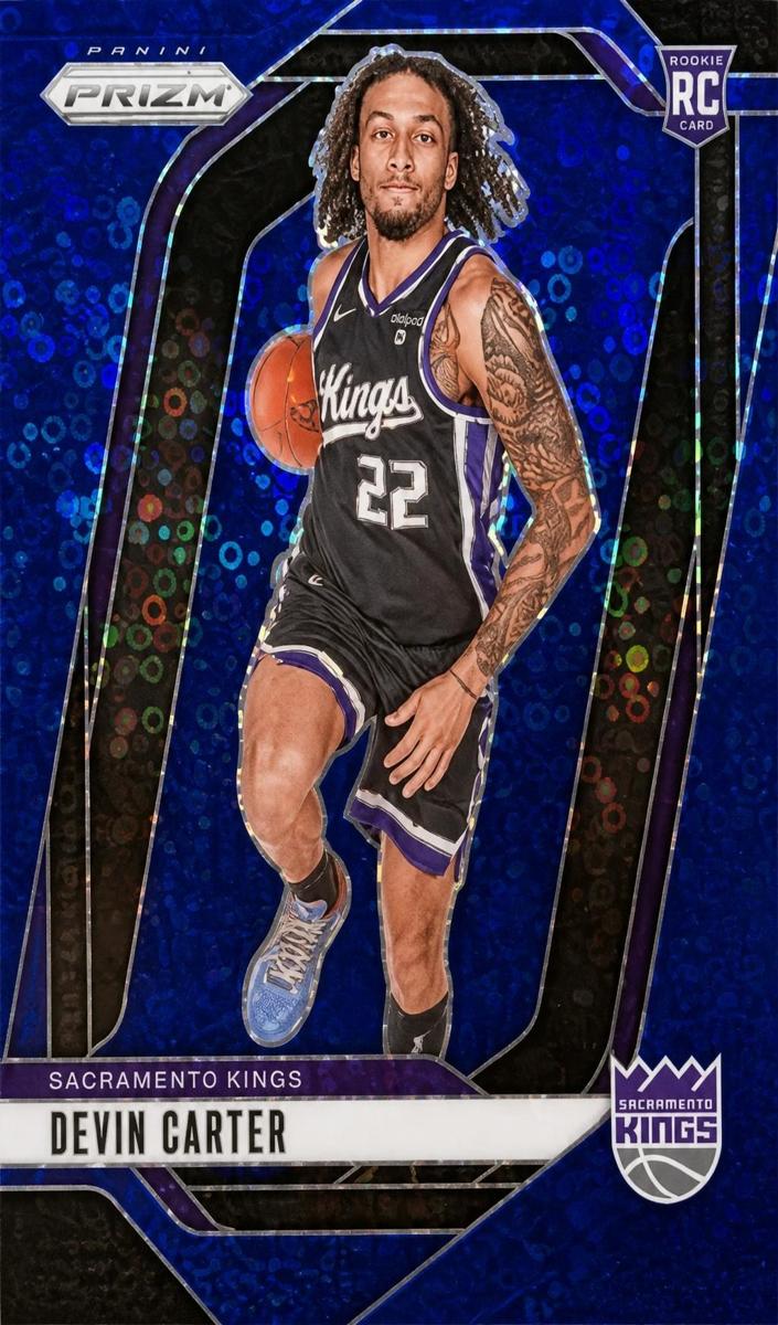 2024 Panini Prizm Basketball Fast Break Blue Devin Carter #231 PSA 9
