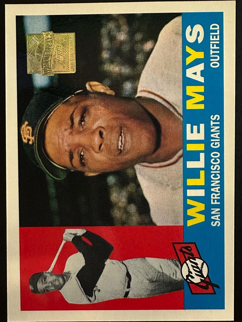 1997 Topps Baseball Willie Mays #12 PSA 9