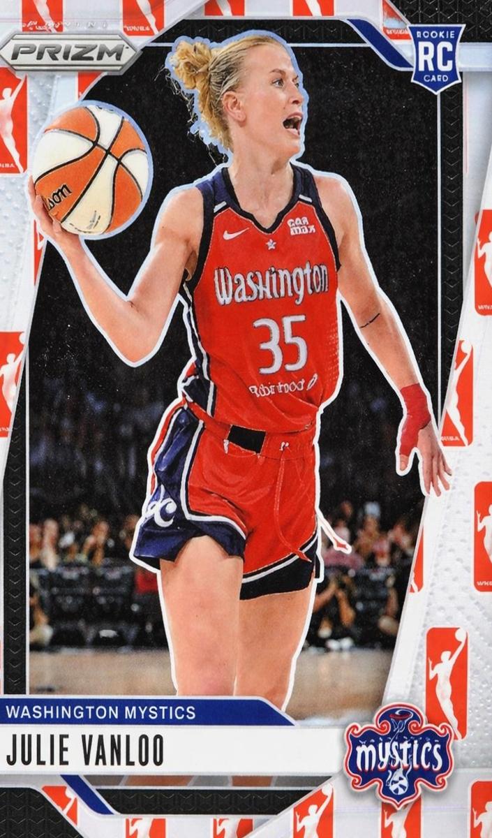 2024 Panini Prizm WNBA Basketball WNBA Logo Julie Vanloo #42 PSA 10