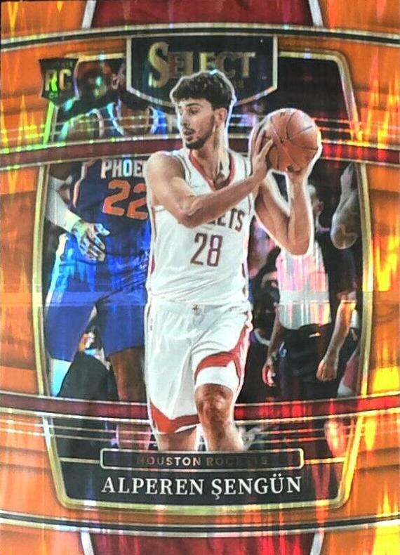 2021 Panini Select Basketball Orange Flash Alperen Sengun #19