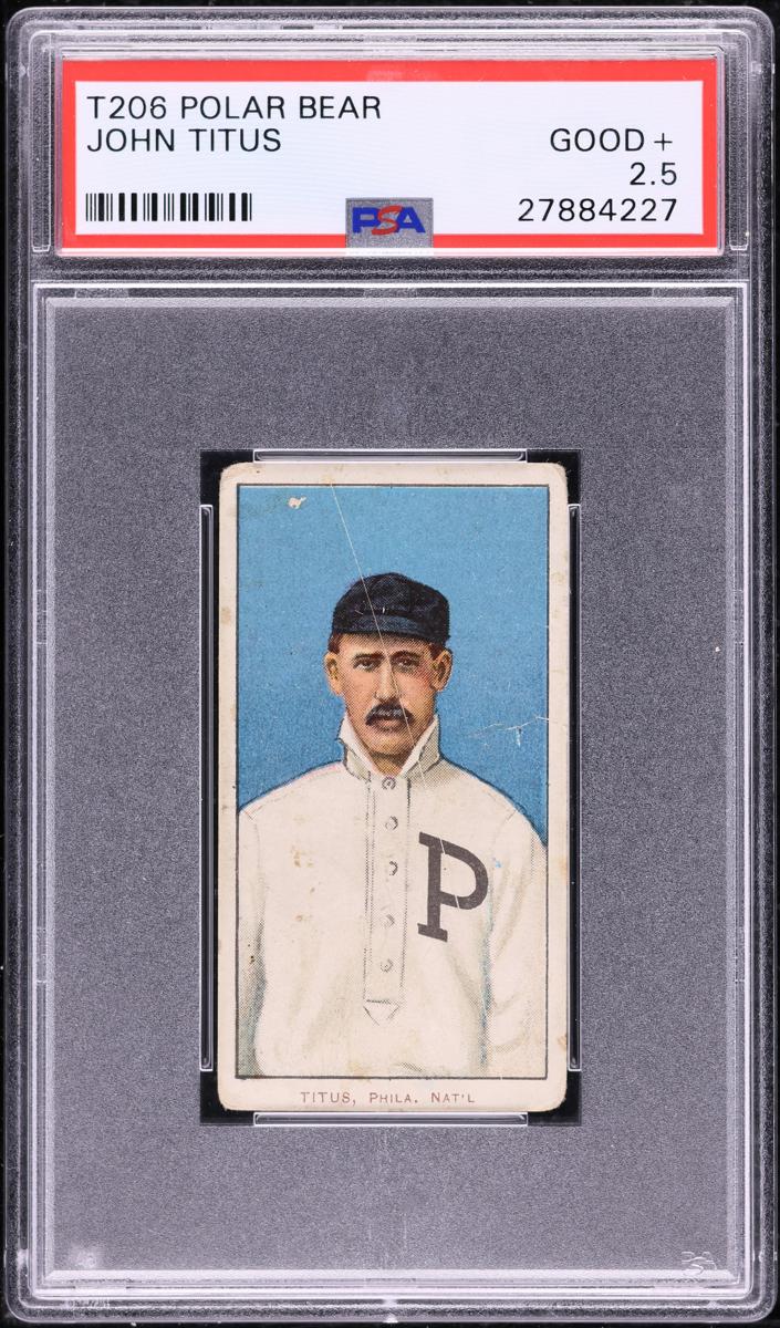 1909-11 T206 Baseball John Titus #NNO PSA 2.5