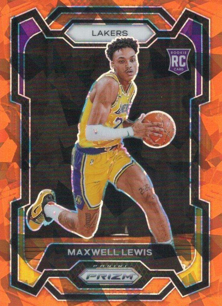 2023 Panini Prizm Basketball Orange Ice Maxwell Lewis #143