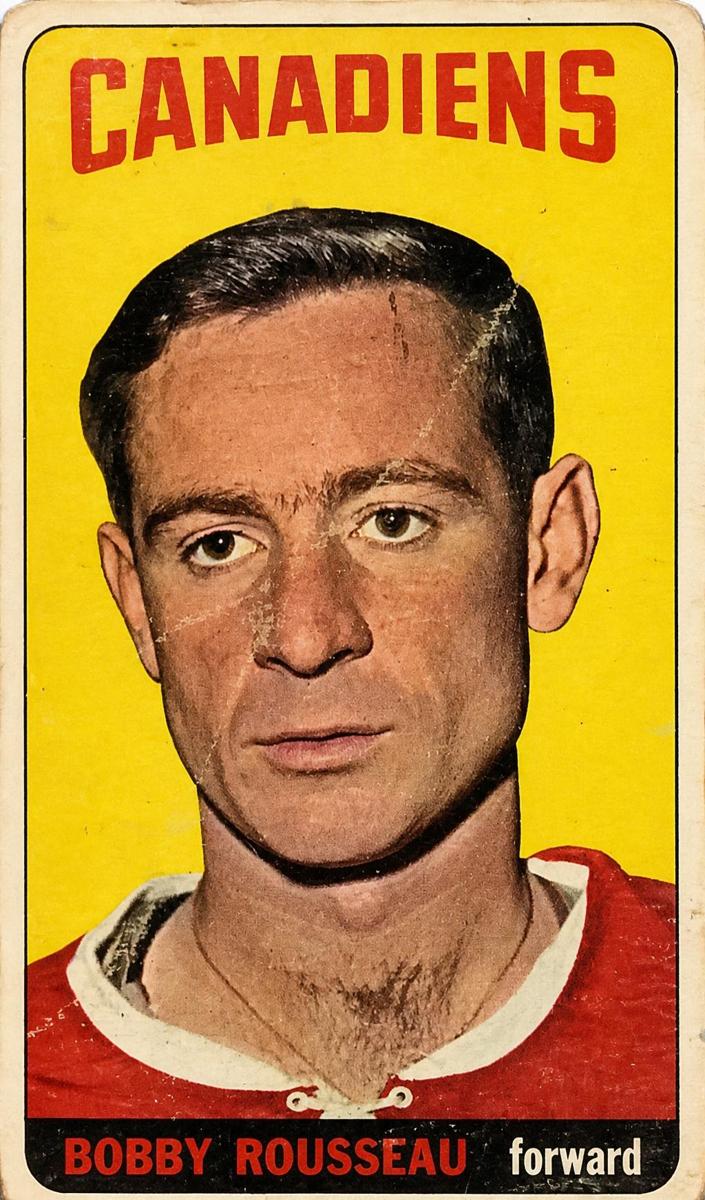 1964 Topps Hockey Bobby Rousseau #80