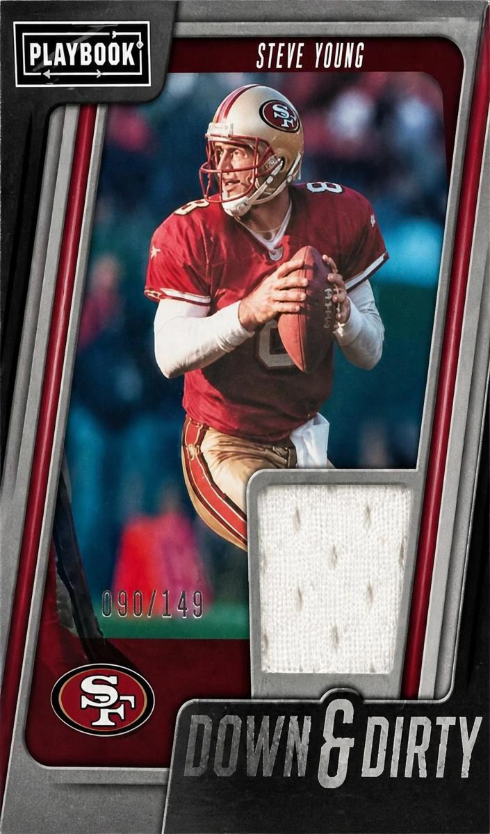 2022 Panini Playbook Football Steve Young #DD-8