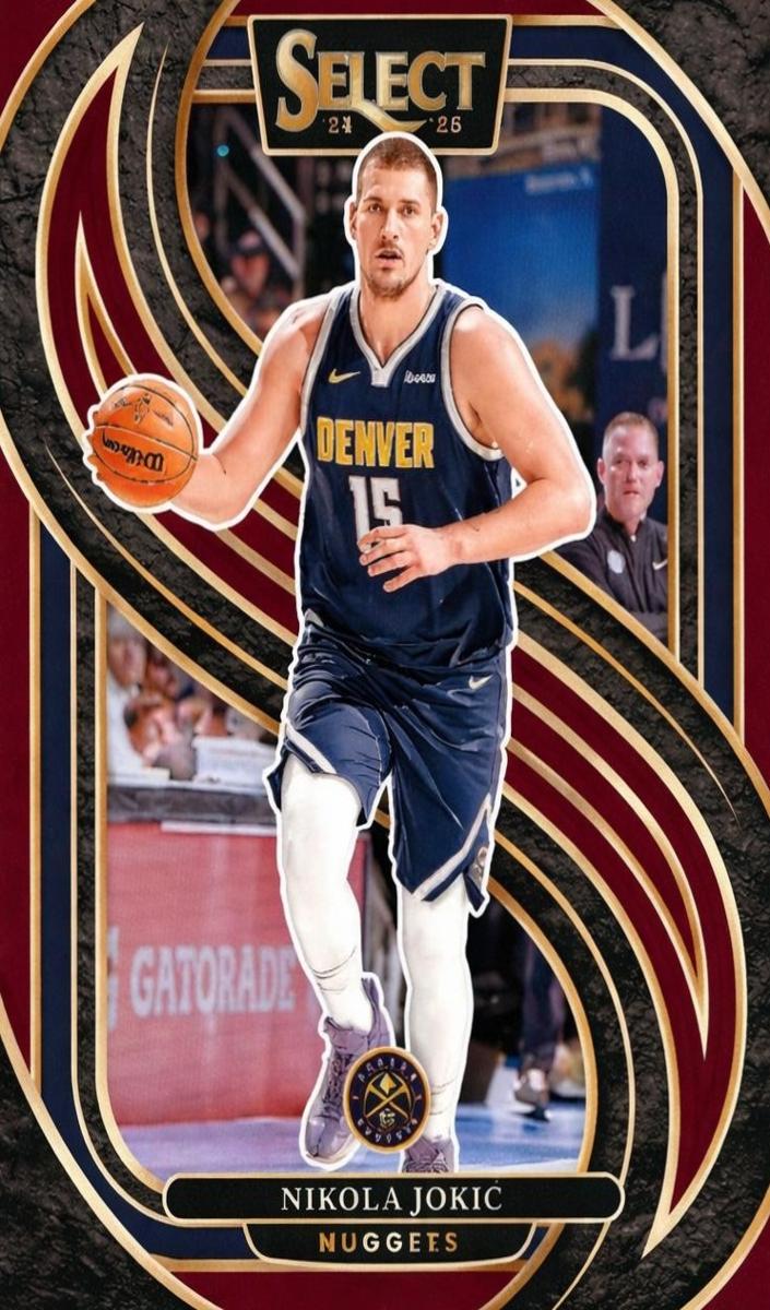 2024 Panini Select Basketball Maroon Nikola Jokic #140