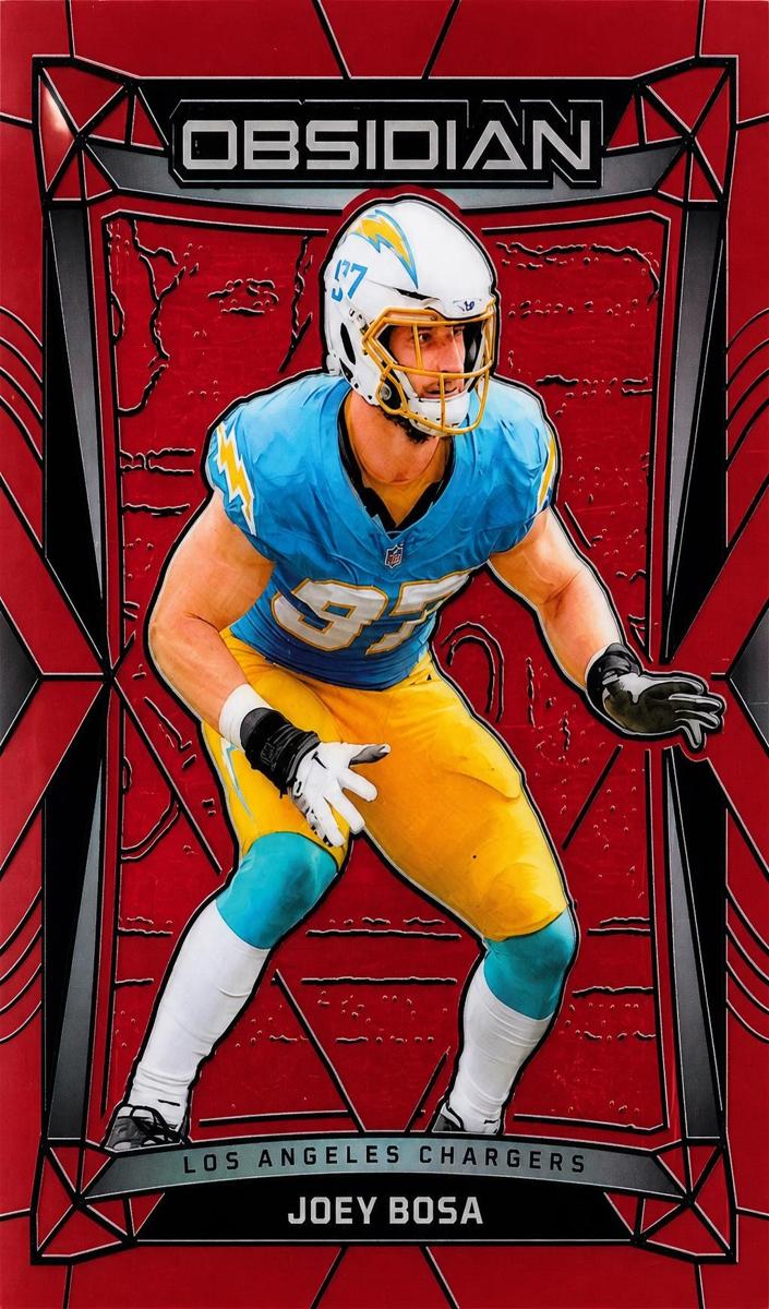 2024 Panini Obsidian Football Red Joey Bosa #108