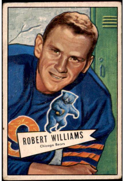 1952 Bowman Small Football Bob Williams #133 PSA 6