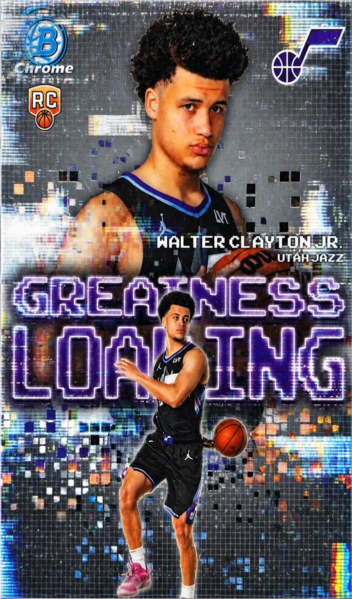 2025 Bowman Basketball Walter Clayton Jr. #GL-18