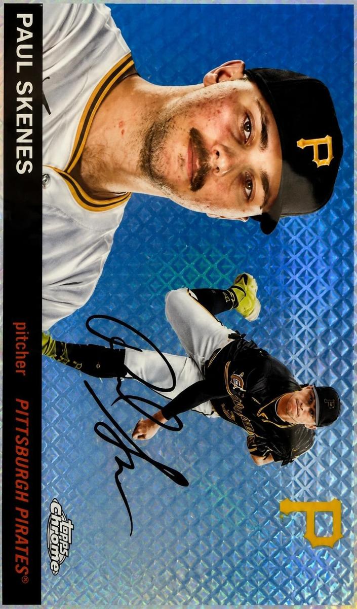 2025 Topps Chrome Platinum Baseball Diamond Etch Refractor Paul Skenes #197