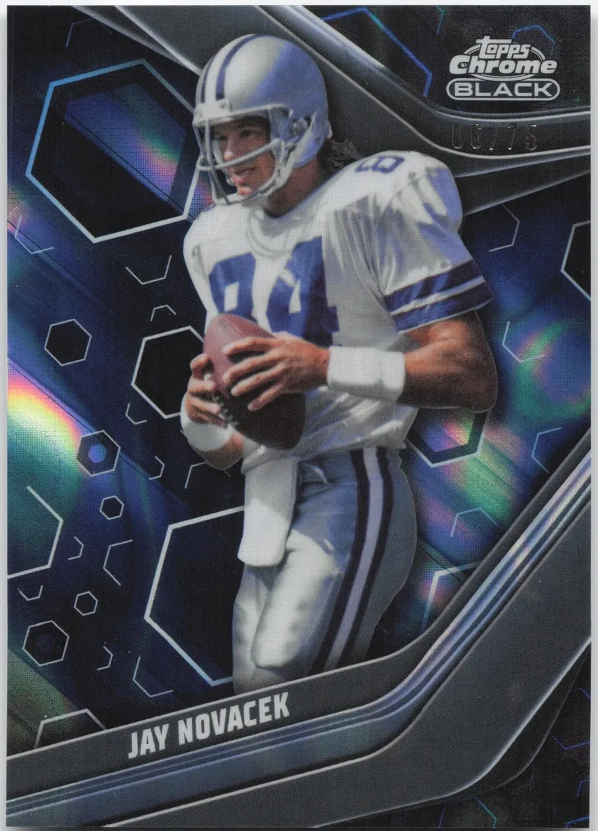 2023 Topps Composite Football Blue Lava Refractor Jay Novacek #113