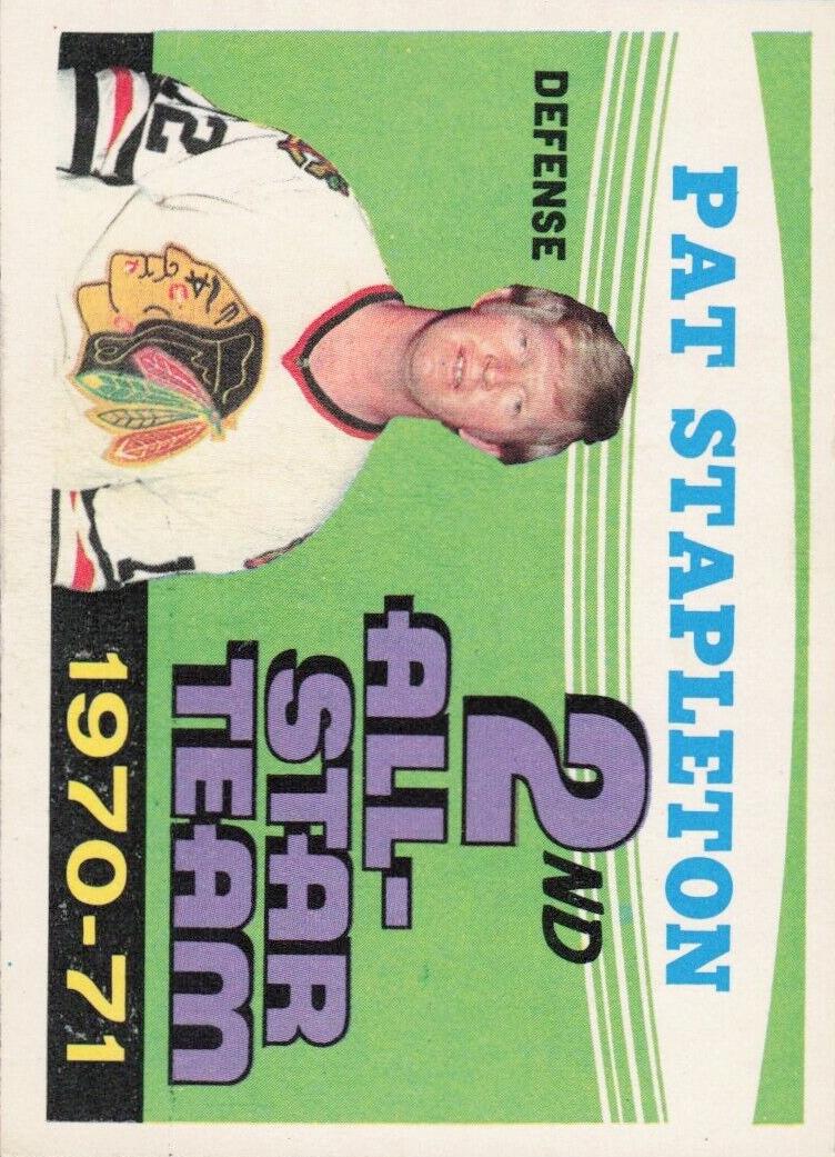 1971 O-Pee-Chee Hockey Pat Stapleton #258 PSA 7