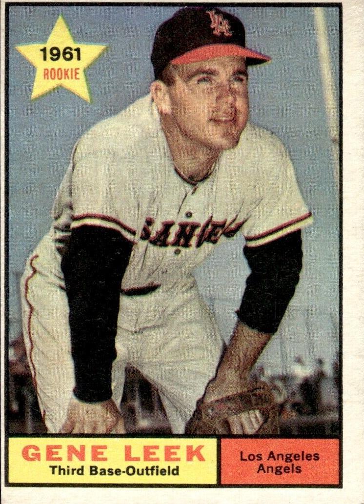 1961 Topps Baseball Gene Leek #527 PSA 7.5