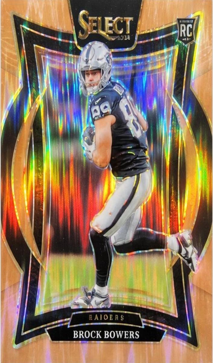 2024 Panini Select Football Copper Shock Brock Bowers #31 PSA 9