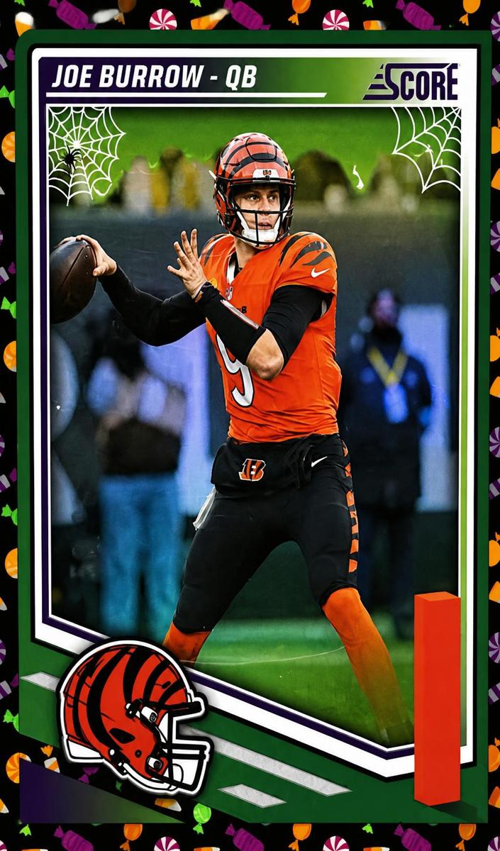 2024 Panini Score-a-Treat Football Trick or Treat Joe Burrow #55 BGS 8.5