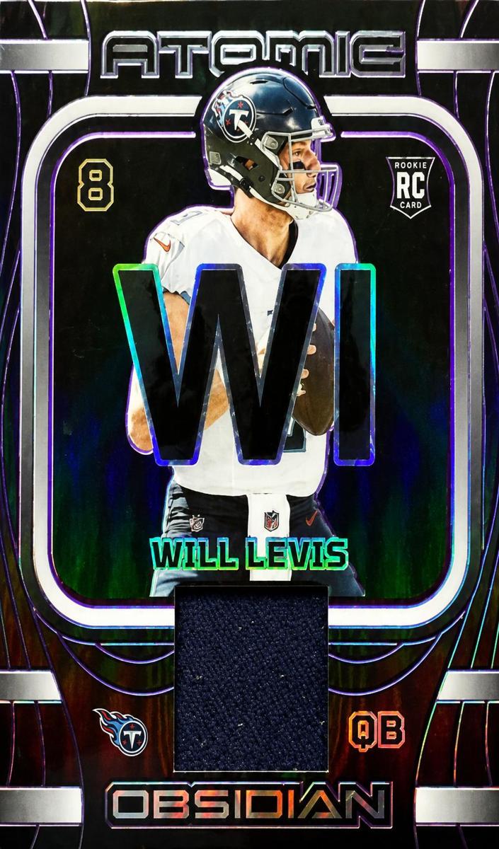 2023 Panini Obsidian Football Electric Etch Purple Will Levis #AMA-WLE