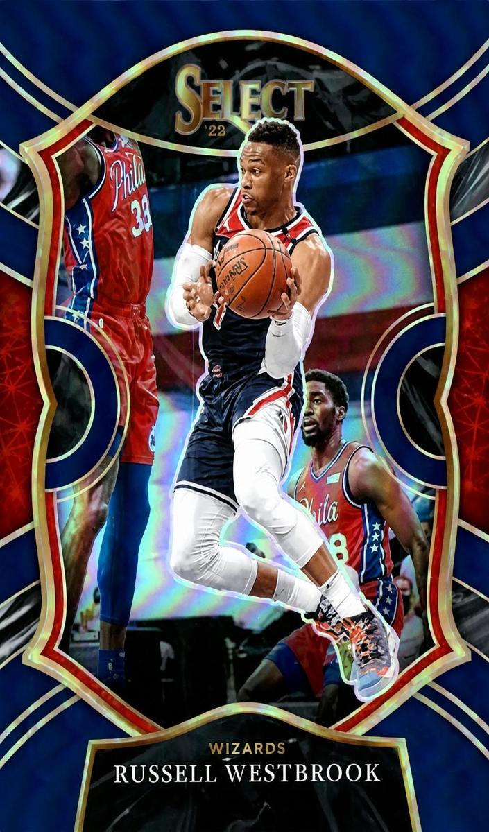 2020 Panini Select Basketball Silver Prizms Russell Westbrook #39