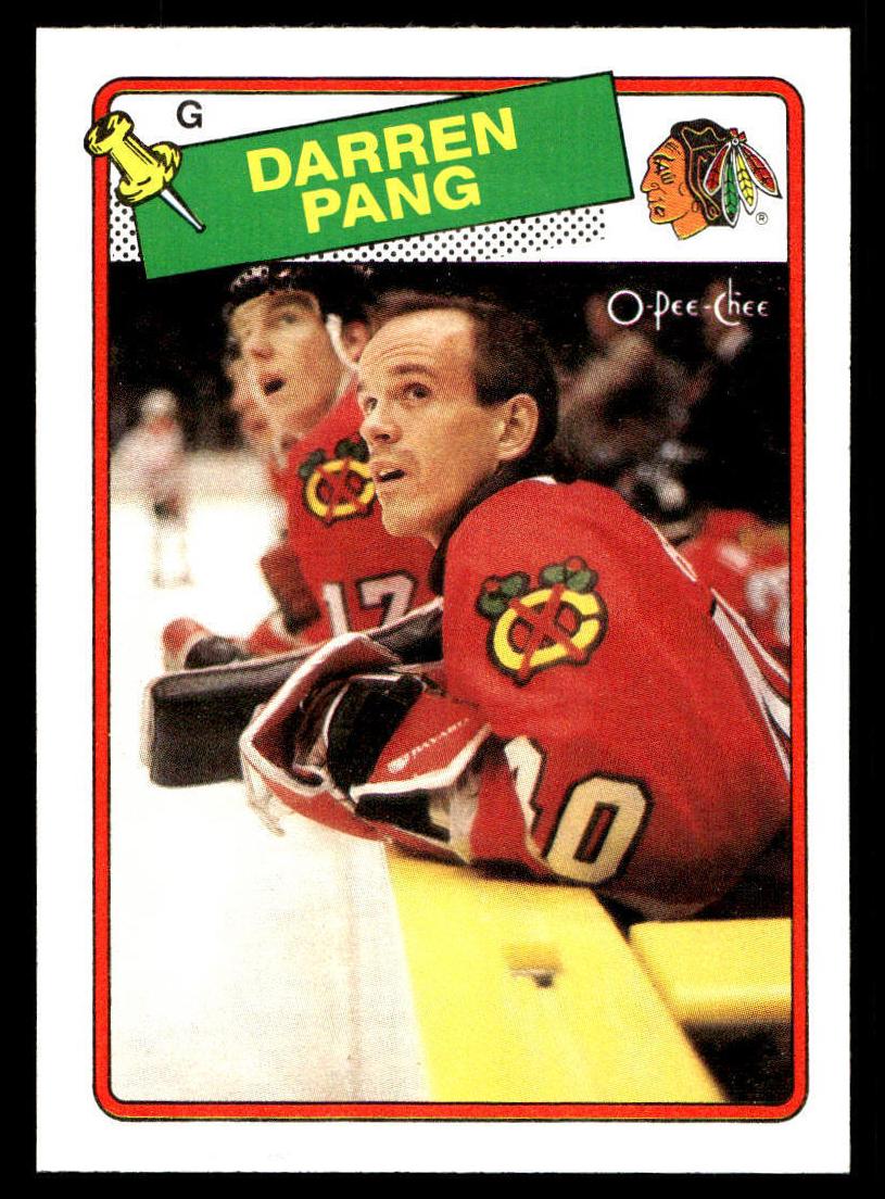 1988 O-Pee-Chee Hockey Darren Pang #51