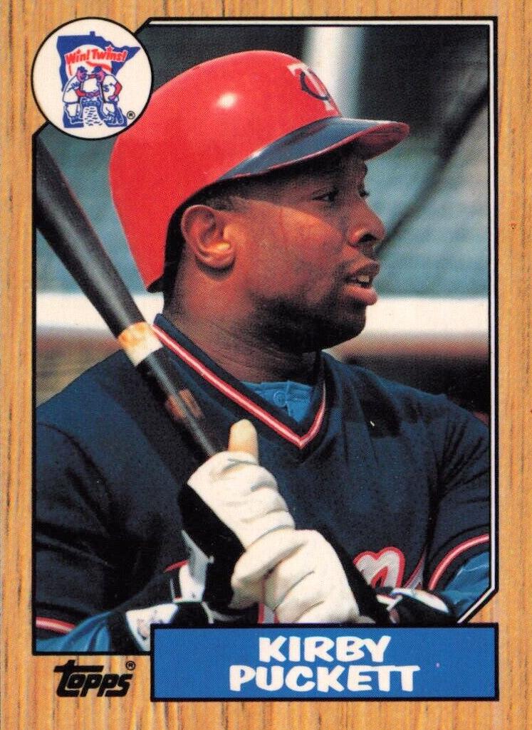 1987 Topps Baseball Tiffany Kirby Puckett #450