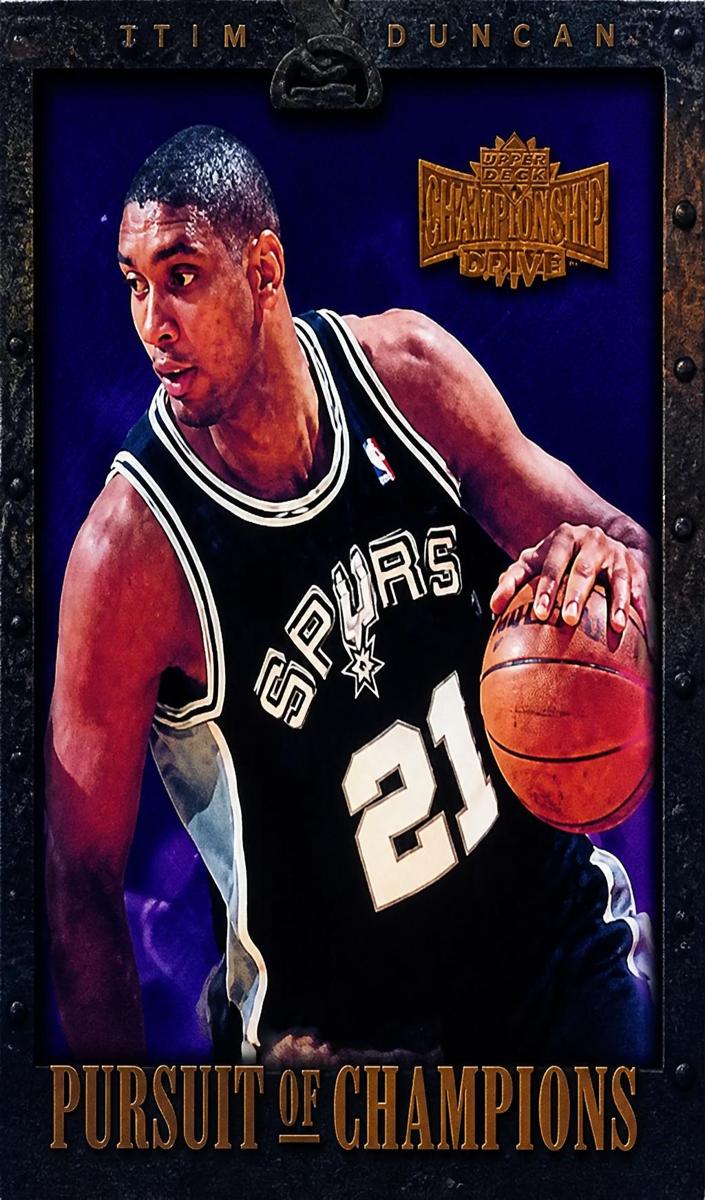 1997 Metal Universe Championship Basketball Tim Duncan #1