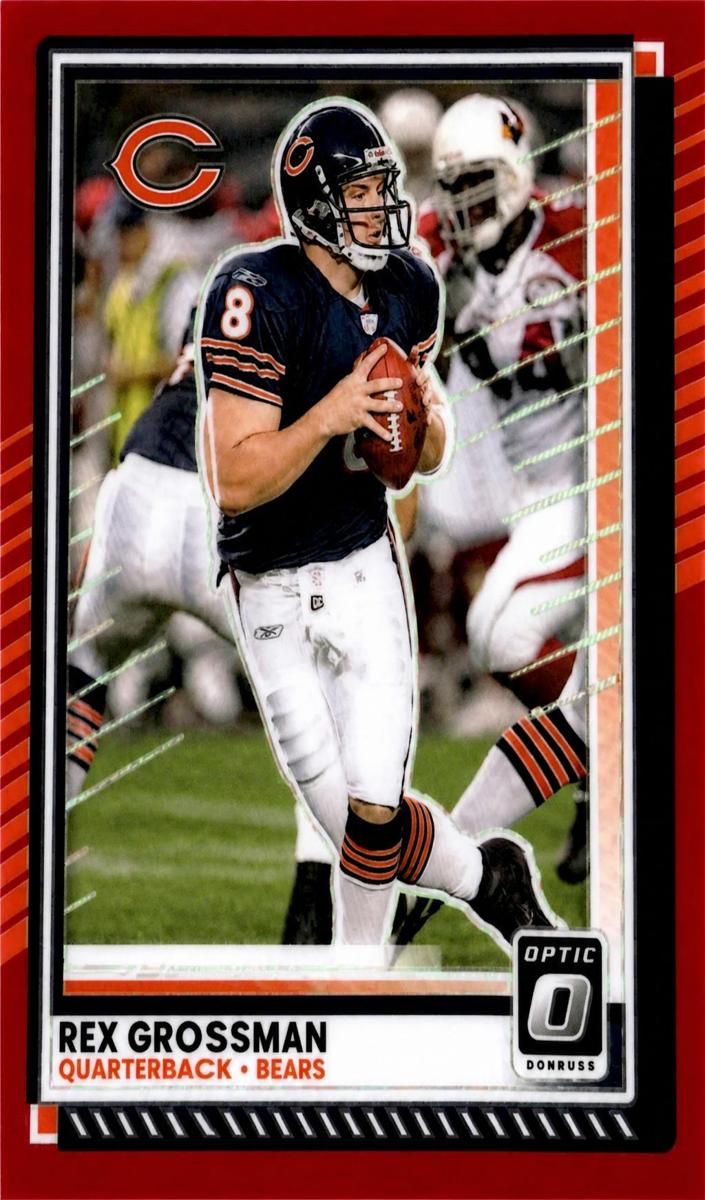 2025 Donruss Optic Football Red Rex Grossman #66