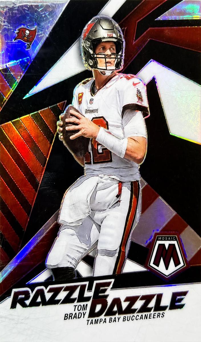 2022 Panini Mosaic Football Tom Brady #RD-1 PSA 10