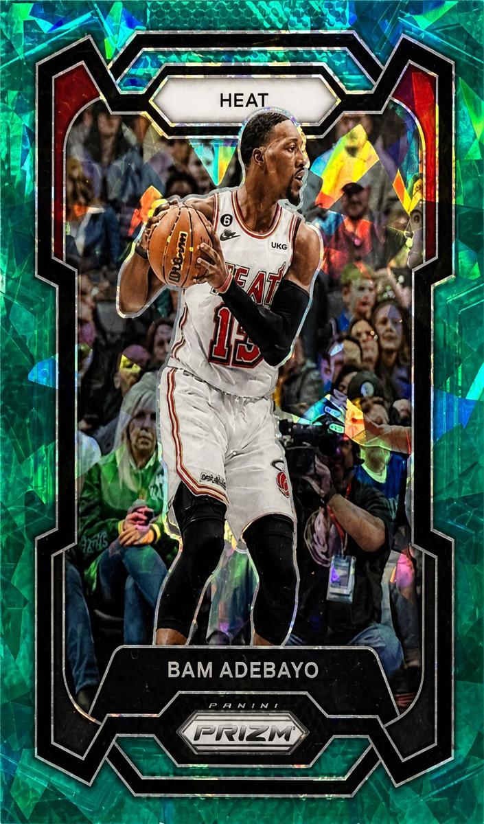 2023 Panini Prizm Basketball Teal Ice Bam Adebayo #66