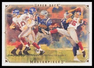 2008 Upper Deck Masterpieces Football Eli Manning #3