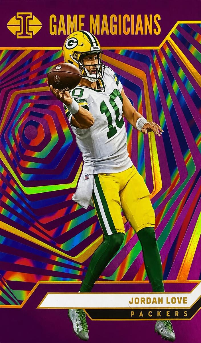 2024 Panini Illusions Football Purple Jordan Love #11