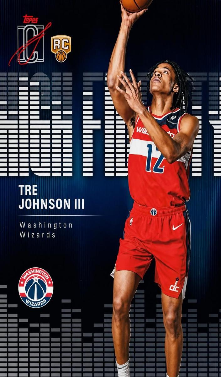 2025 Topps Signature Class Basketball Tre Johnson III #HF-6