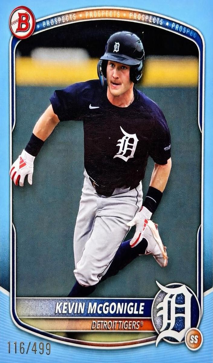 2025 Bowman Draft Baseball Sky Blue Kevin McGonigle #BD-59