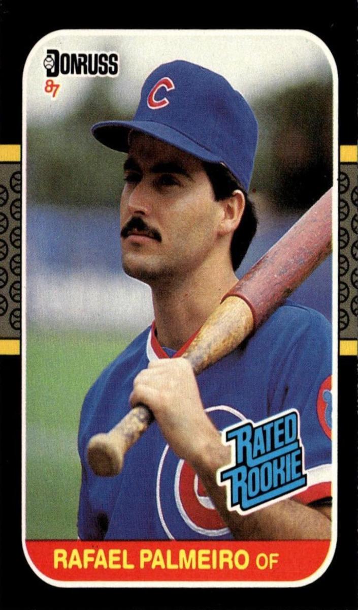 1987 Donruss Baseball Rafael Palmeiro #43 PSA 9